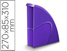 Revistero cep plástico violeta uso vertical / horizontal